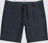 Short Beach shorts Linen pinstripe Dk. Navy