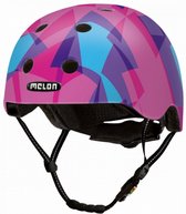 fietshelm Urban Active roze/blauw mt 46 - 52 cm