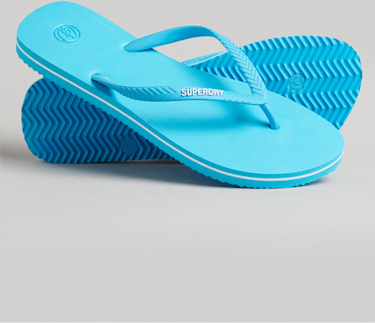 Superdry Dames Klassieke vintage teenslippers Blauw