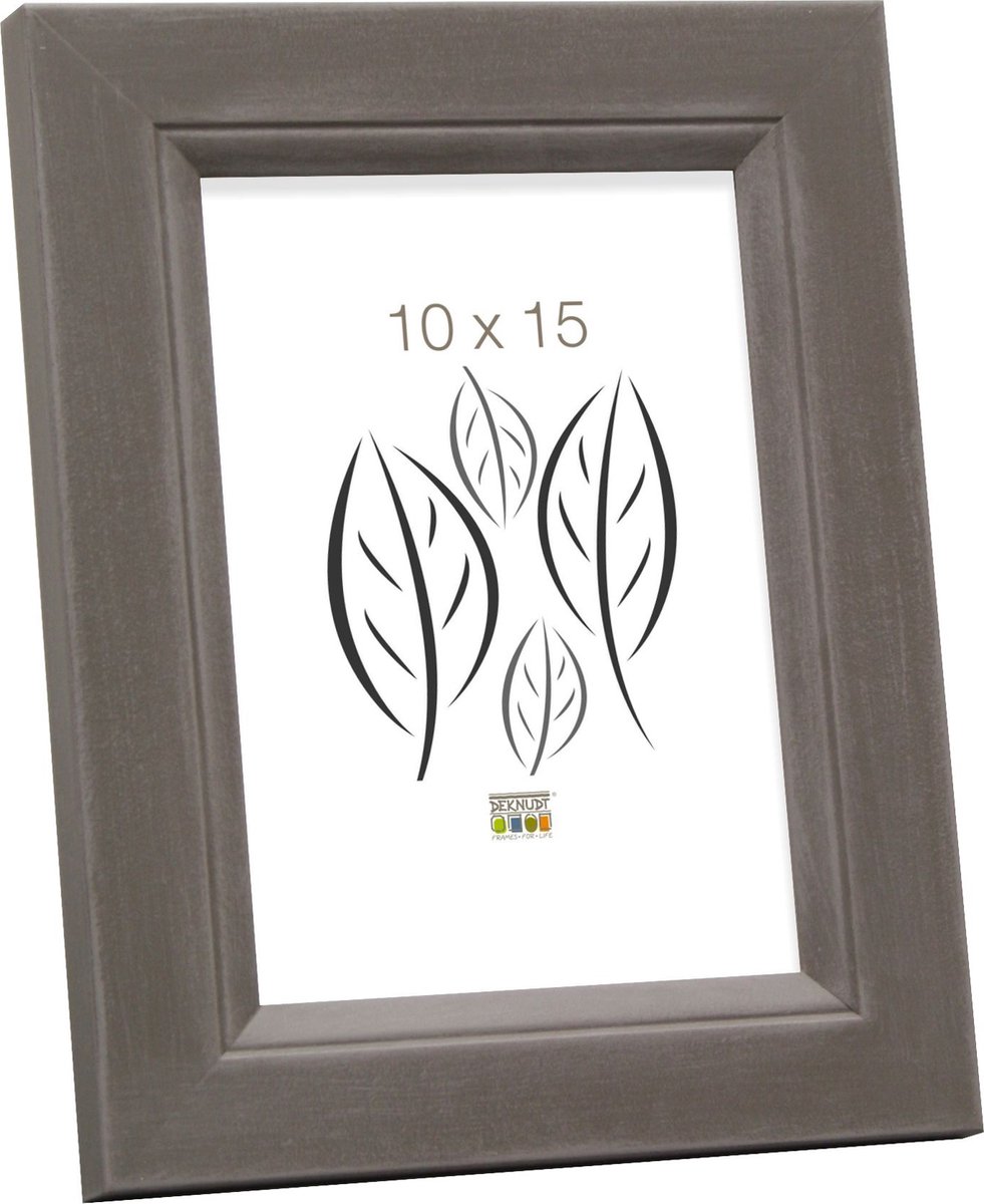 Deknudt Frames fotolijst S42LF7 - grijs - voor foto 10x15 cm
