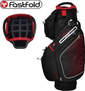 Fastfold Star Cartbag, zwart/rood