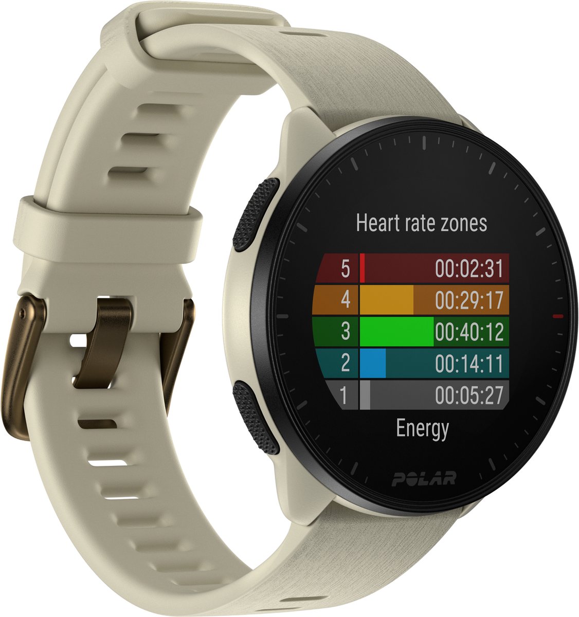 Afbeelding 3 van Polar Pacer -  GPS Hardloophorloge -  Cloud White - Maten S-L