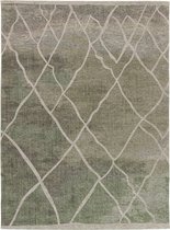 Vloerkleed Brinker Carpets Rabat Green Taupe - maat 170 x 230 cm