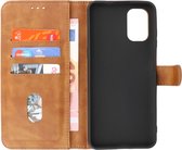 Zakelijke Book Case Telefoonhoesje - Portemonnee Hoesje - Geschikt voor Nokia G21 & Nokia G11 - Bruin