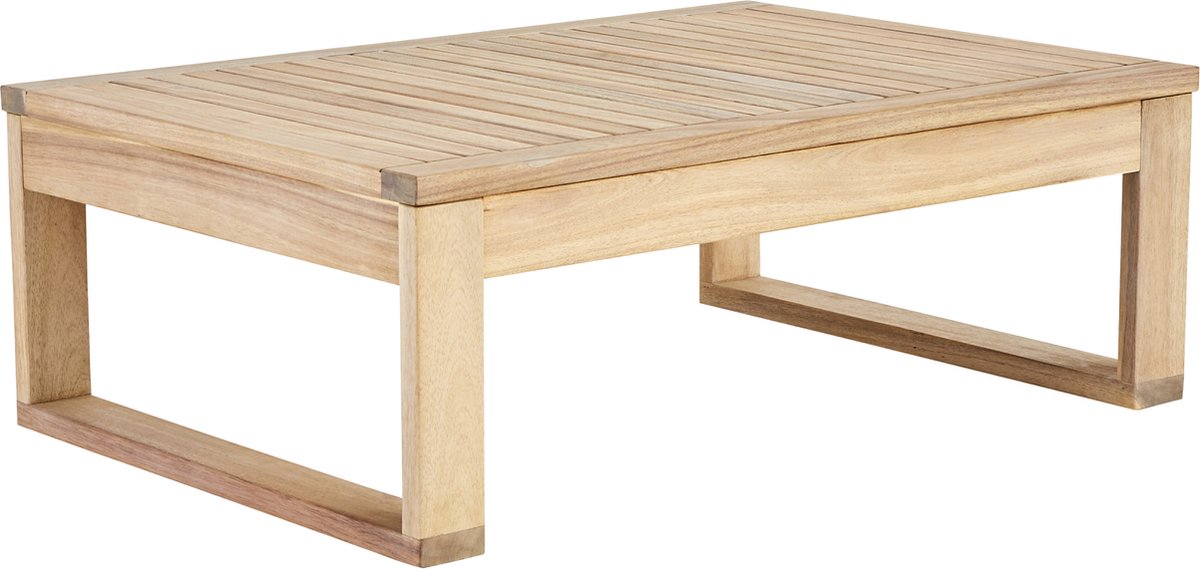 NATERIAL - tuintafel SOLARIS - bijzettafel tuin - houten tafel - 80x55x28 cm - -acacia - balkontafel - salontafel - salontafel
