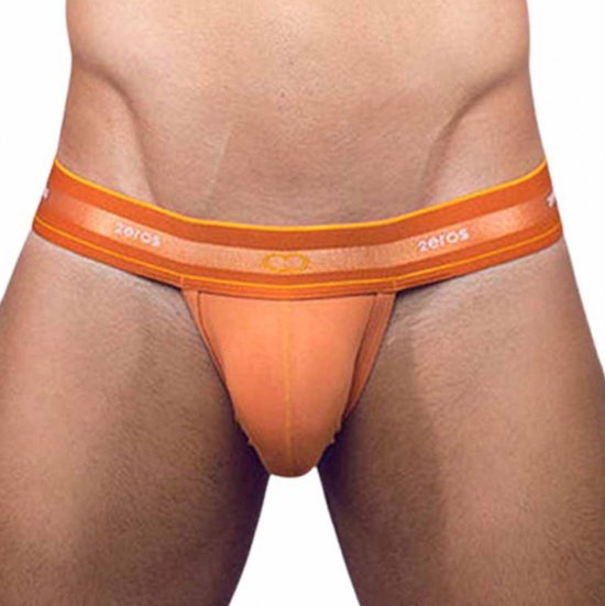 2Eros Adonis String Tan Oranje - Taille M - Sous- Sous-vêtements Homme - Caleçon Homme - Katoen Égyptien