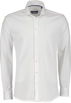 Ledûb Overhemd - Modern Fit - Wit - 3XL Grote Maten