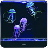 2021 verbeterde kwallen lavallamp, kwallenlamp met 16 kleurveranderende lichteffecten, met 4 Jelly Fish Remote Control Live Kwallen Aquariumlamp, Home Office Decor Lamp Ideaal cadeau voor kinderen en