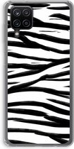 Case Company® - Samsung Galaxy A12 hoesje - Zebra pattern - Soft Cover Telefoonhoesje - Bescherming aan alle Kanten en Schermrand