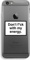 Case Company® - iPhone 6 / 6S hoesje - My energy - Soft Cover Telefoonhoesje - Bescherming aan alle Kanten en Schermrand