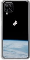 Case Company® - Samsung Galaxy A12 hoesje - Alone in Space - Soft Cover Telefoonhoesje - Bescherming aan alle Kanten en Schermrand