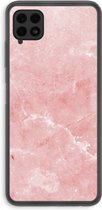 Case Company® - Samsung Galaxy A22 4G hoesje - Roze marmer - Soft Cover Telefoonhoesje - Bescherming aan alle Kanten en Schermrand