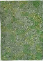 Vloerkleed Louis de Poortere Coral Meditation 9231 Tropical Green Vloerkleed - 80x150  -  -  Tapijt -  -