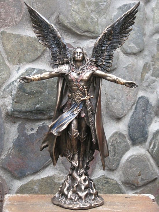 Veronese Design - Rising Engel Warrior - statue en bronze - 28cm