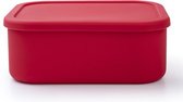 Siliconen lunchbox/verhouddoos  XL - rood