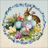 Ambiente Easter School papieren servetten - easter egg wreath