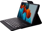 Hoes Geschikt voor Samsung Galaxy Tab S7 / S8 - Bluetooth Keyboard Case - zwart