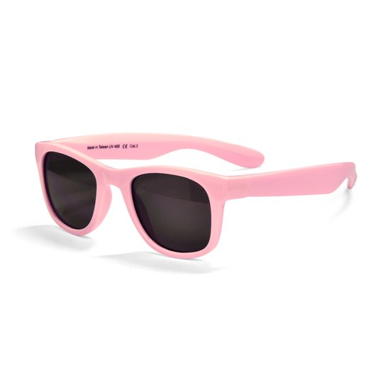 Real Shades - UV-zonnebril voor kinderen - Surf - Dusty Roze - maat Onesize (2-4yrs)