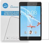 Case2go - 2-pack Screenprotector geschikt voor Lenovo Tab E7 (TB-7104f) - Transparant