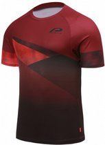 fietsshirt Dust heren polyester donkerrood maat 5XL