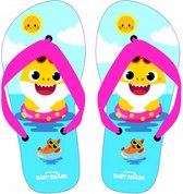 teenslippers Baby Shark junior EVA roze mt 26/27