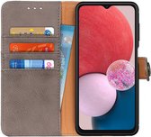 KHAZNEH Samsung Galaxy A13 4G Hoesje Portemonnee Book Case Khaki