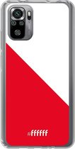 6F hoesje - geschikt voor Xiaomi Redmi Note 10S -  Transparant TPU Case - FC Utrecht #ffffff