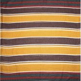 sjaal dames 90 x 90 cm polyester geel/bruin/rood