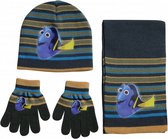 winterset Nemo junior acryl zwart 3-delig one-size