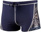 zwemboxer heren polyamide donkerblauw maat L
