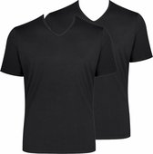sloggi Heren T-shirt met V-hals - regular fit 2 pack - GO - onderhemd - Organic Cotton