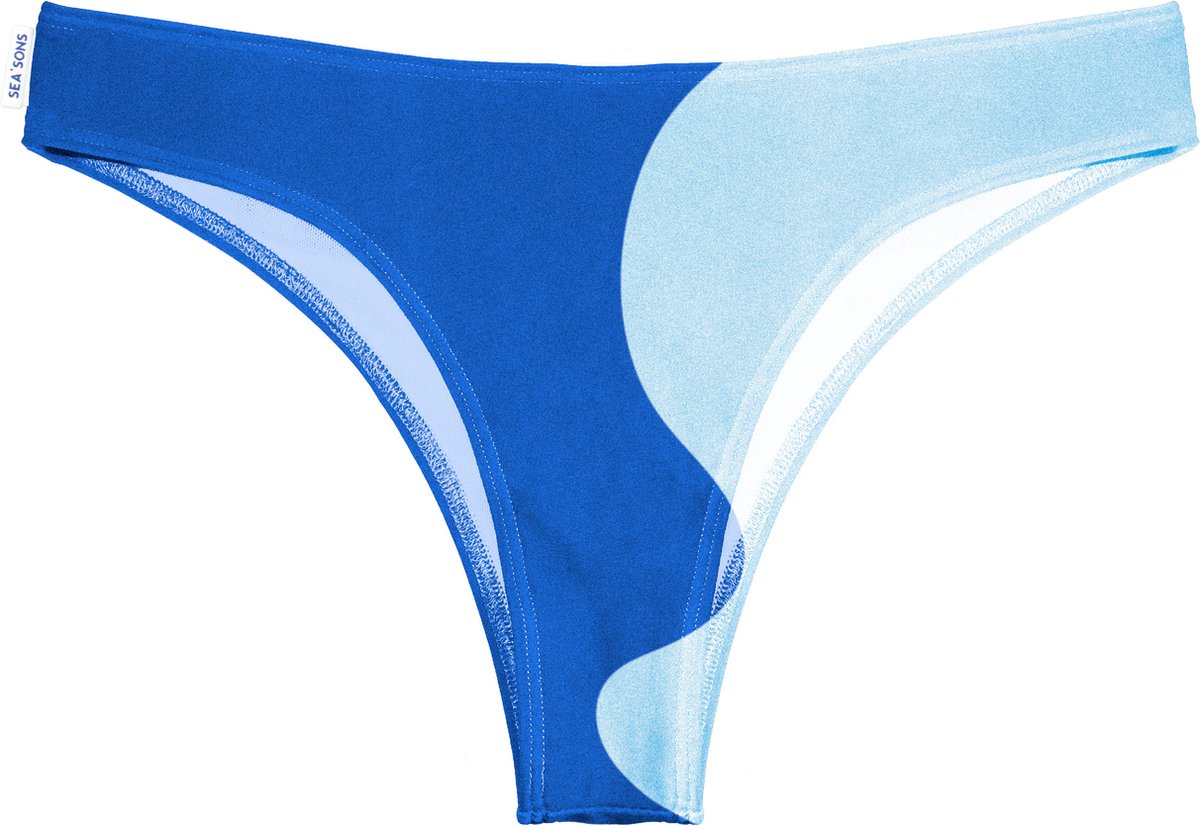 Sea'sons Bikini Broekje Dames - Kleurveranderend - Oceaan-Blauw
