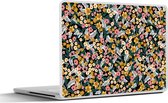 Laptop sticker - 15.6 inch - Bloemen - Regenboog - Patronen - 36x27,5cm - Laptopstickers - Laptop skin - Cover