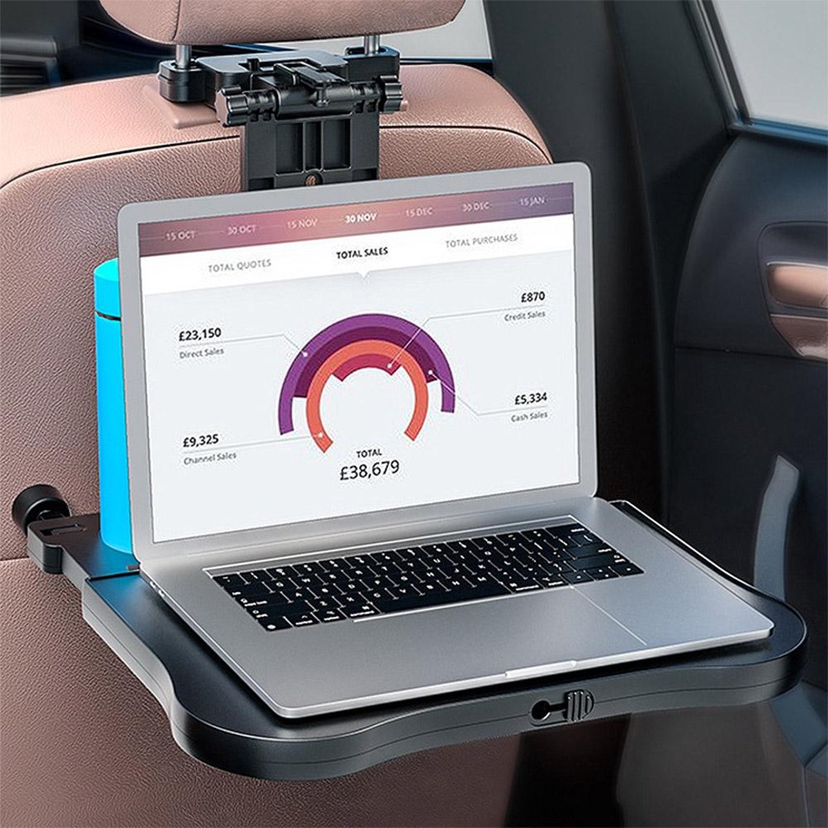 Generic Table support DaoRier pour ordinateur portable dans la voiture,  pliable à prix pas cher