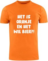 C'est orange et ça veut de la bière ?! T-shirt Oranje pour homme | Fête du Roi | Willem Alexandre | Bière
