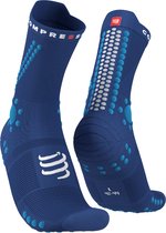 Pro Racing Socks v4.0 Trail - Sodalite/Fluo Blue