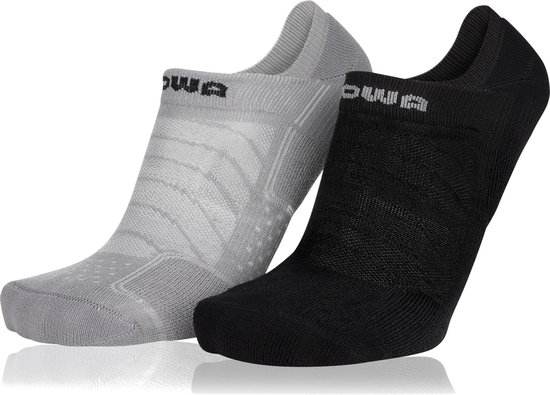 Lowa Everyday No-Show Merino wol 2-pack - Lichtgrijs - 39-41 - Enkellaags sokken, footies of sneakersok, 2 paar
