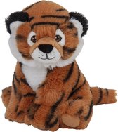 Pluche knuffel tijger van 16 cm - Speelgoed knuffeldieren