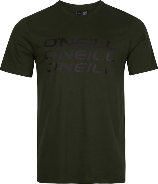O'Neill T-Shirt Men Triple Stack Ss T-Shirt Forest Night -A M - Forest Night -A 100% Eco-Katoen Round Neck