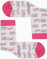 Colorcool Dames Sokken | Baby Donut Sokken | Katoen | 36-40 | Normale boord - Naadloos - Geen Padding