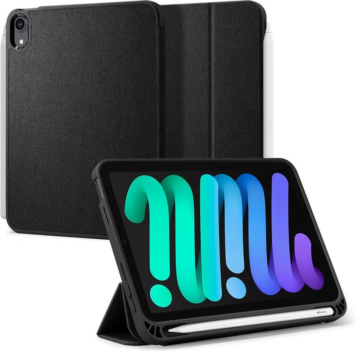 Spigen Urban Fit hoes voor iPad mini 6 - zwart
