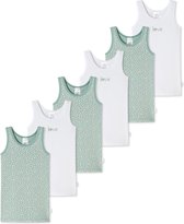 Schiesser Onderhemd 6-pack Kids Girls fijn geribd Organic Cotton