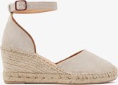 VIA VAI Flora Braid Espadrilles - Met Sleehak - Beige - Maat 37