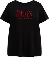 WE Fashion Dames T-shirt met embroidery - Curve