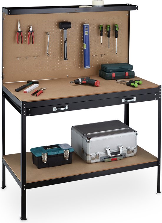 Basis set haken voor gereedschapsbord - 20 cm