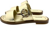 Michael Kors Summer Sandal Dames Slippers - 38 - Goud