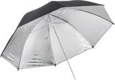 Luxe 120 cm Zwart/Zilver Flitsparaplu / Flash Umbrella