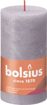 Bolsius Rustiek stompkaars 130/68 - Frosted Lavender