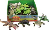 Animal World reptielen soft 14-37cm 6 assorti