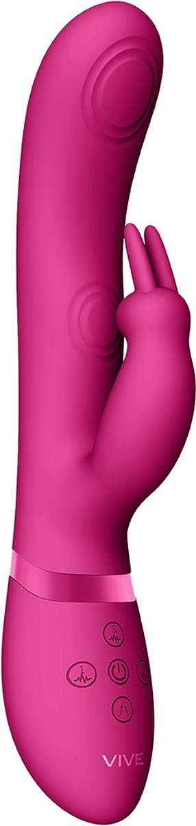 May - Pulse-Wave & C-spot & G-Spot Rabbit - Pink